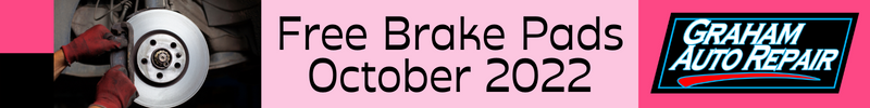 Free Brake Pads at Graham Auto Repair - Brakes for Breasts Fundraiser 2022